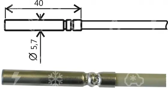 sonda teploty COMET SN185E, Pt1000TGL40/E, L = 1 m
